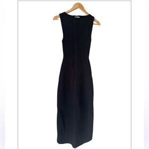 DISSH Black Dress cotton nylon spandex stretch knit texture medium